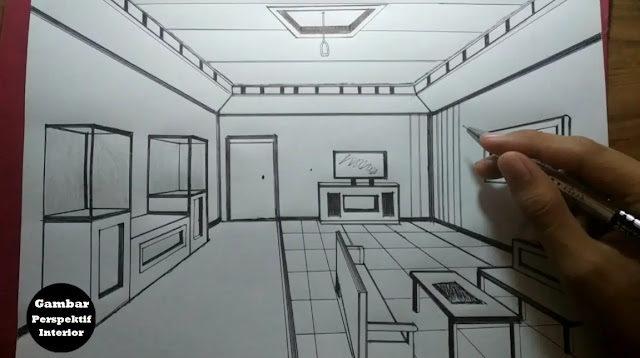 Gambar Perspektif Interior Gambar Perspektif Interior